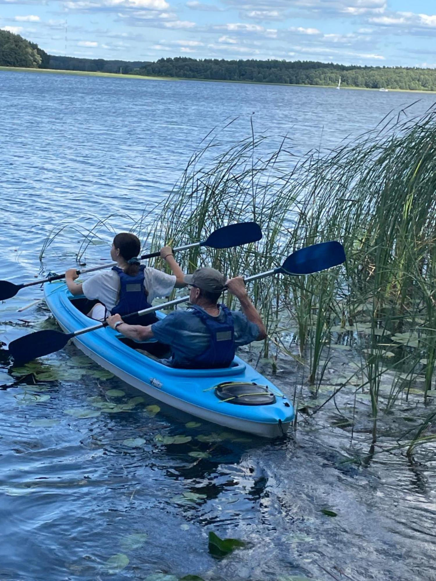 Dom Nad Jeziorem Mazury Pomost Segment 2 Giżycko Exteriör bild